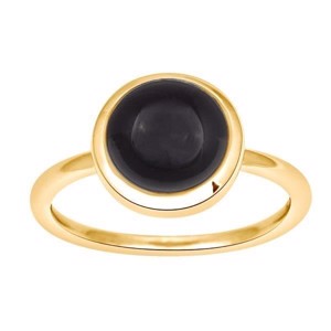 Nordahl smykker - SWEETS - Vergoldeter Ring mit schwarzem Onyx